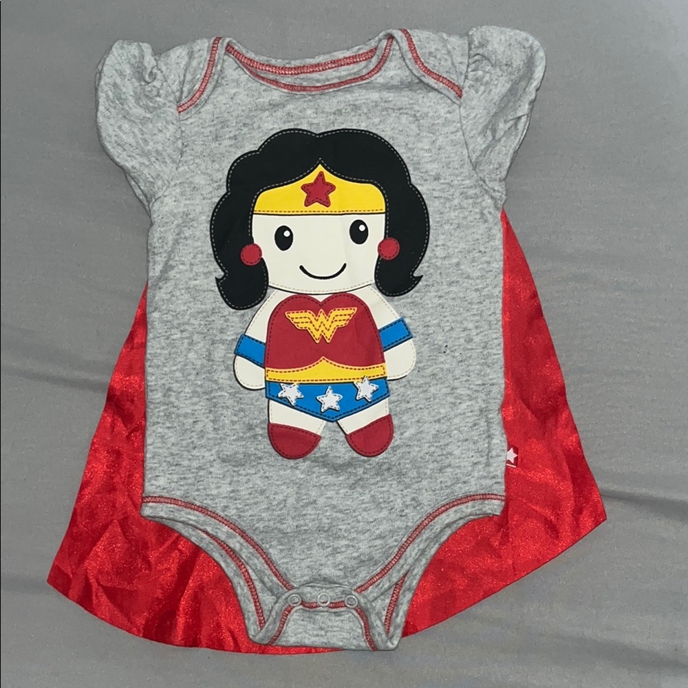 Superhero Baby Costume - Gray and Red